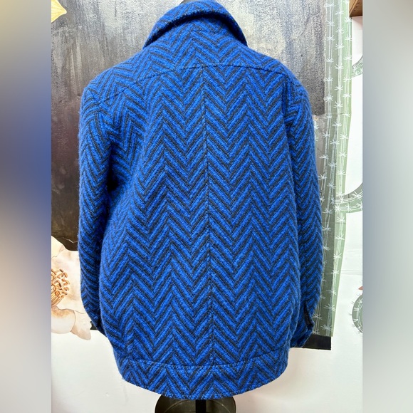 PENDLETON Vintage 70s WomensWool Coat 💙 - Picture 4 of 16